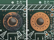 実装基板の腐食度比較