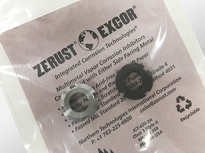 Zerust®ZPR35ペーパー　＋ ポリ袋梱包例